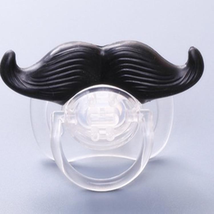 Funny Beard & Mustache Baby Pacifier — BPA-Free Food-Grade Silicone - Multiple Designs