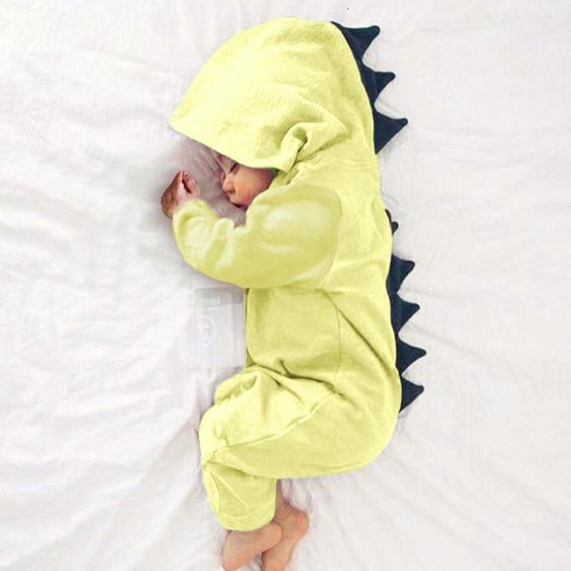 Cartoon Hooded Cotton Baby Romper – Multiple Designs