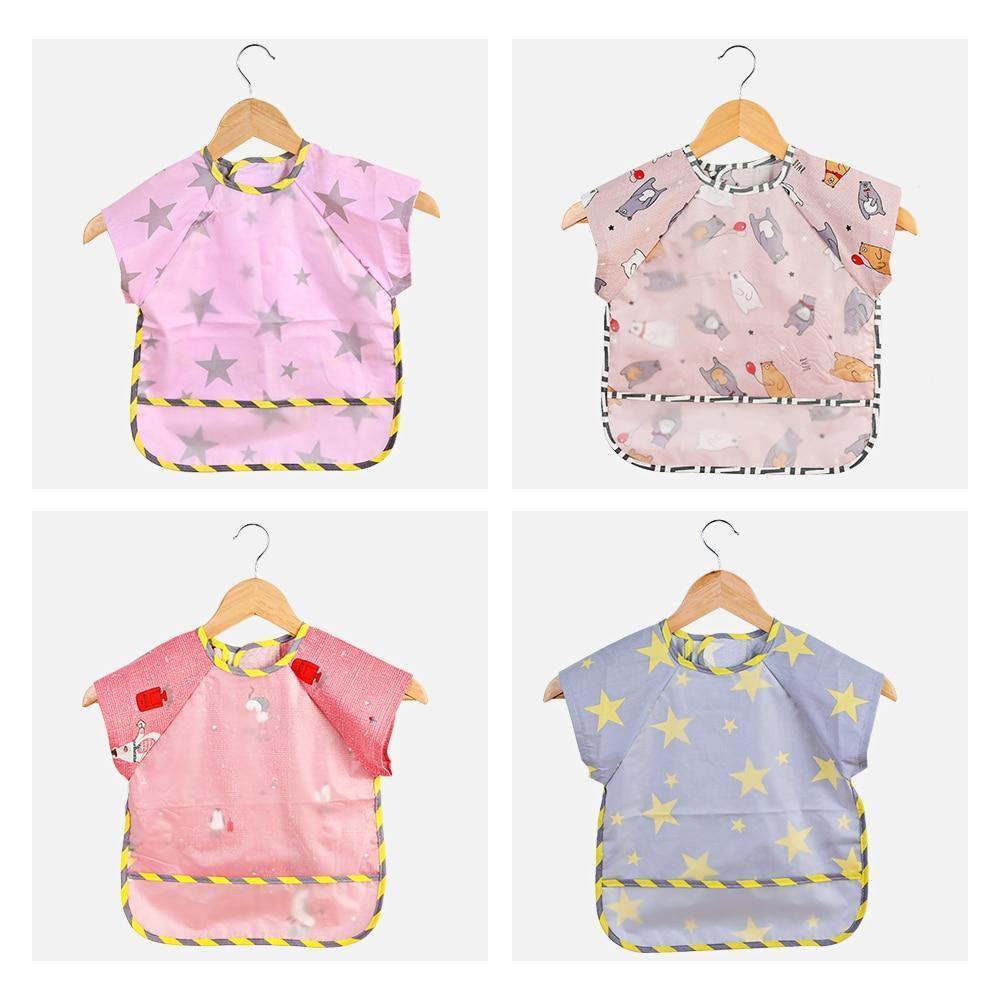 Eco Friendly Waterproof Washable Cotton Baby Bib - Multiple Designs