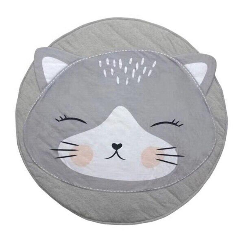 Round Cotton Animal Play Mat for Babies & Toddlers - Multiple Designs