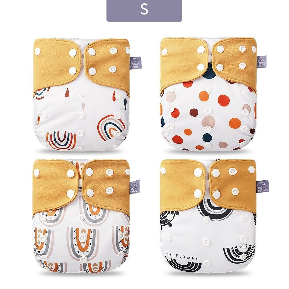 Eco-friendly Reusable Waterproof Diaper - Multiple Designs (Set of 4)