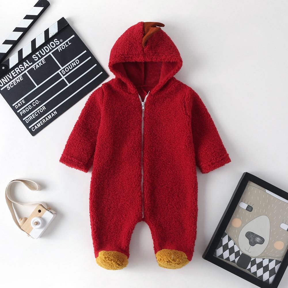 Cartoon Hooded Cotton Baby Romper – Multiple Designs