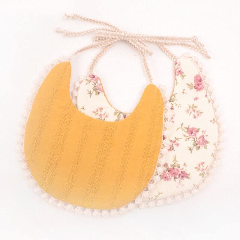 Cotton Linen Tassel Baby Bib & Burp Cloth – Multiple Designs