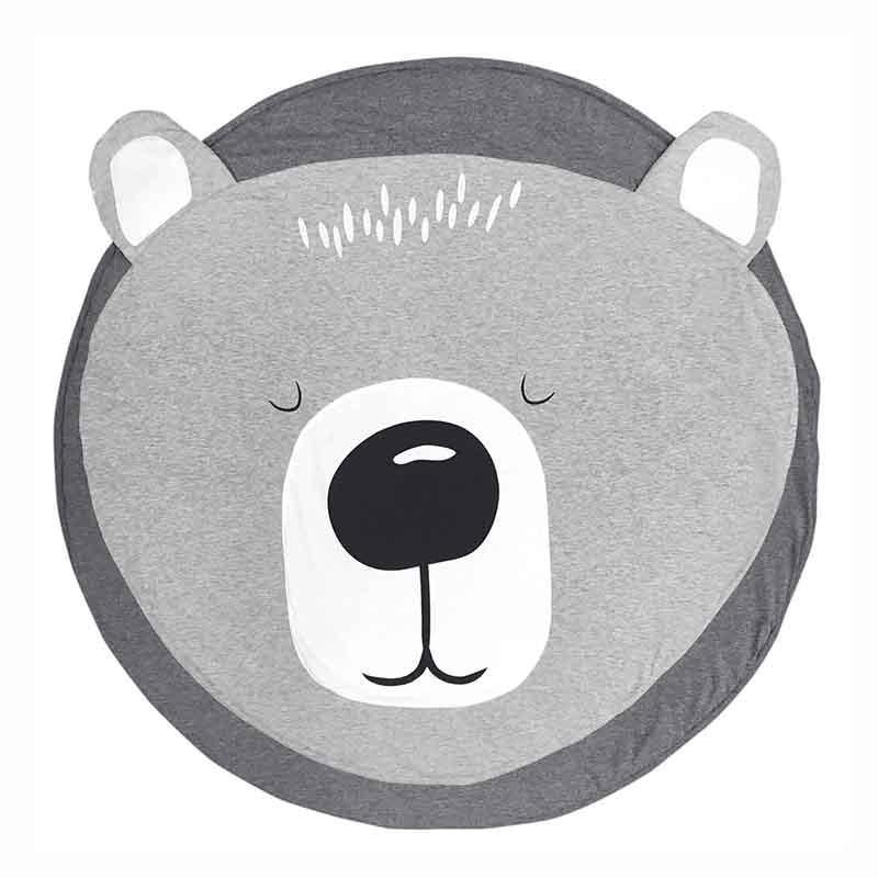 Round Cotton Animal Play Mat for Babies & Toddlers - Multiple Designs