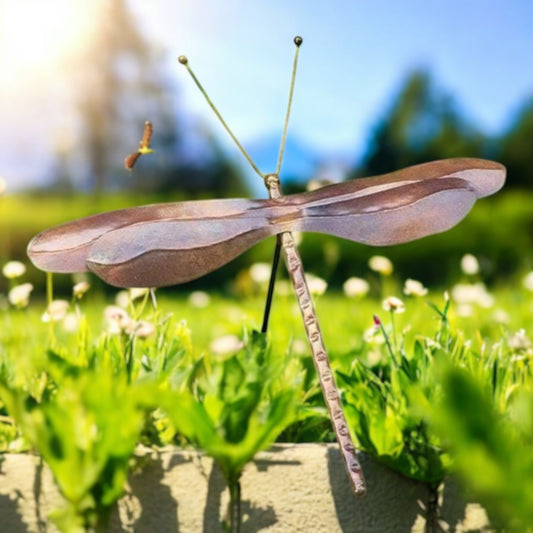 Large Dragonfly Garden Stake