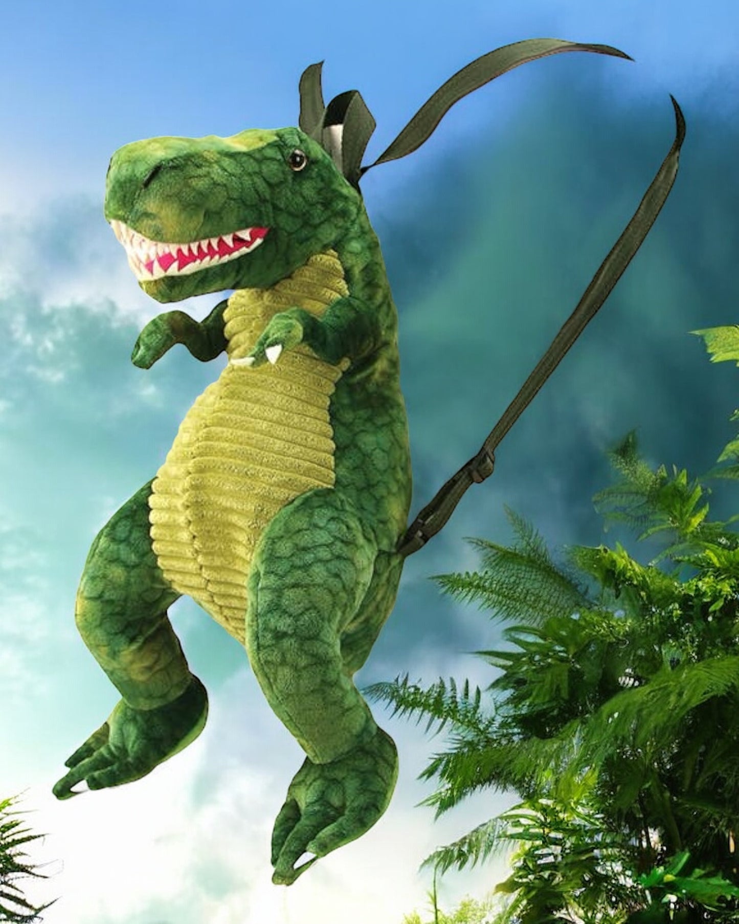 Plush Dinosaur Backpack