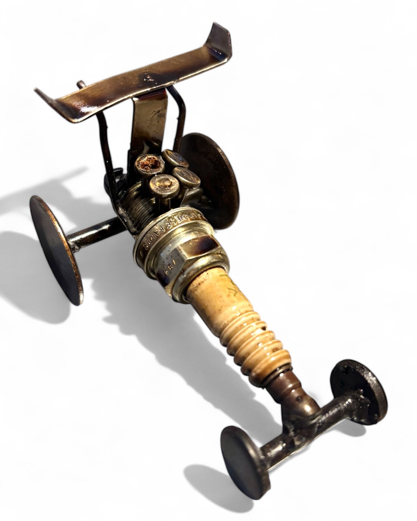 F1 Car Sparkplug Art