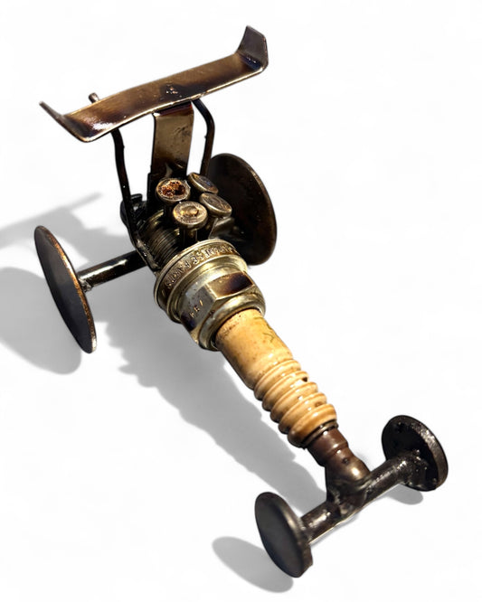 F1 Car Sparkplug Art