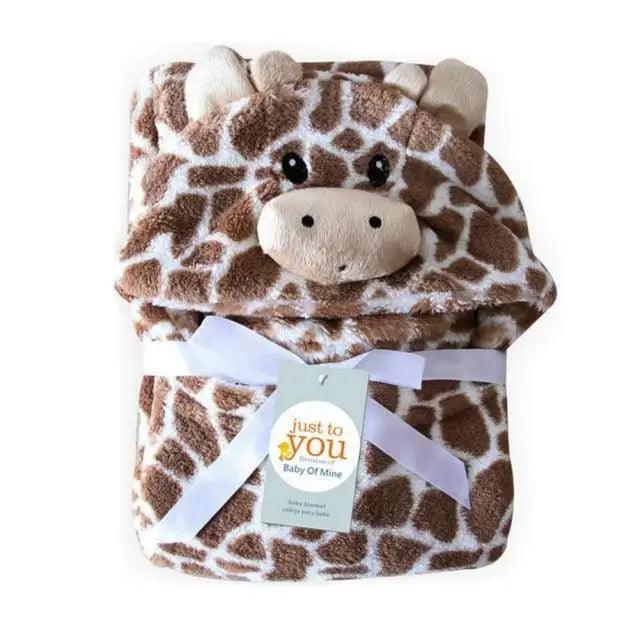 Cartoon Animal Hooded Baby Bath Towel - Multiple Designs