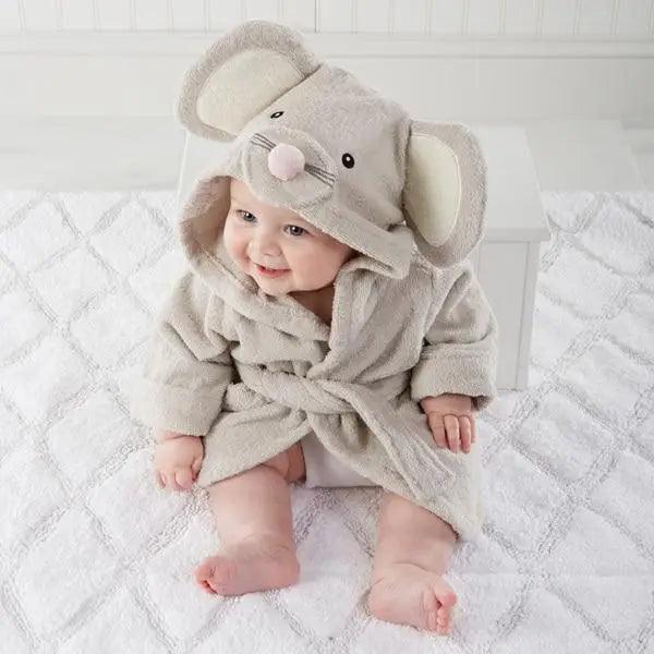 Cartoon Animal Hooded Baby Bath Towel – Multiple Designs
