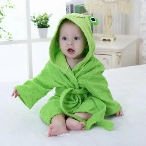 Cartoon Animal Hooded Baby Bath Towel – Multiple Designs