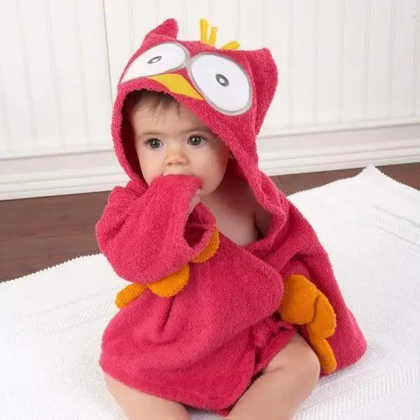 Cartoon Animal Hooded Baby Bath Towel – Multiple Designs