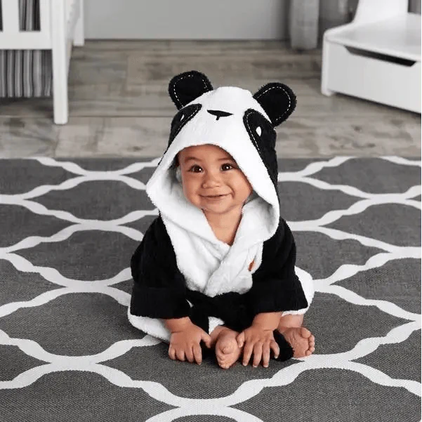 Cartoon Animal Hooded Baby Bath Towel – Multiple Designs