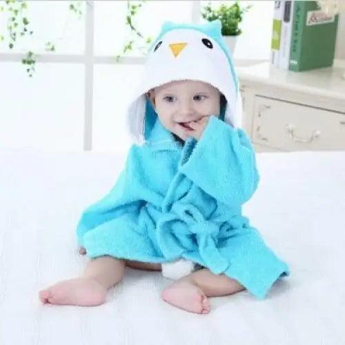 Cartoon Animal Hooded Baby Bath Towel – Multiple Designs