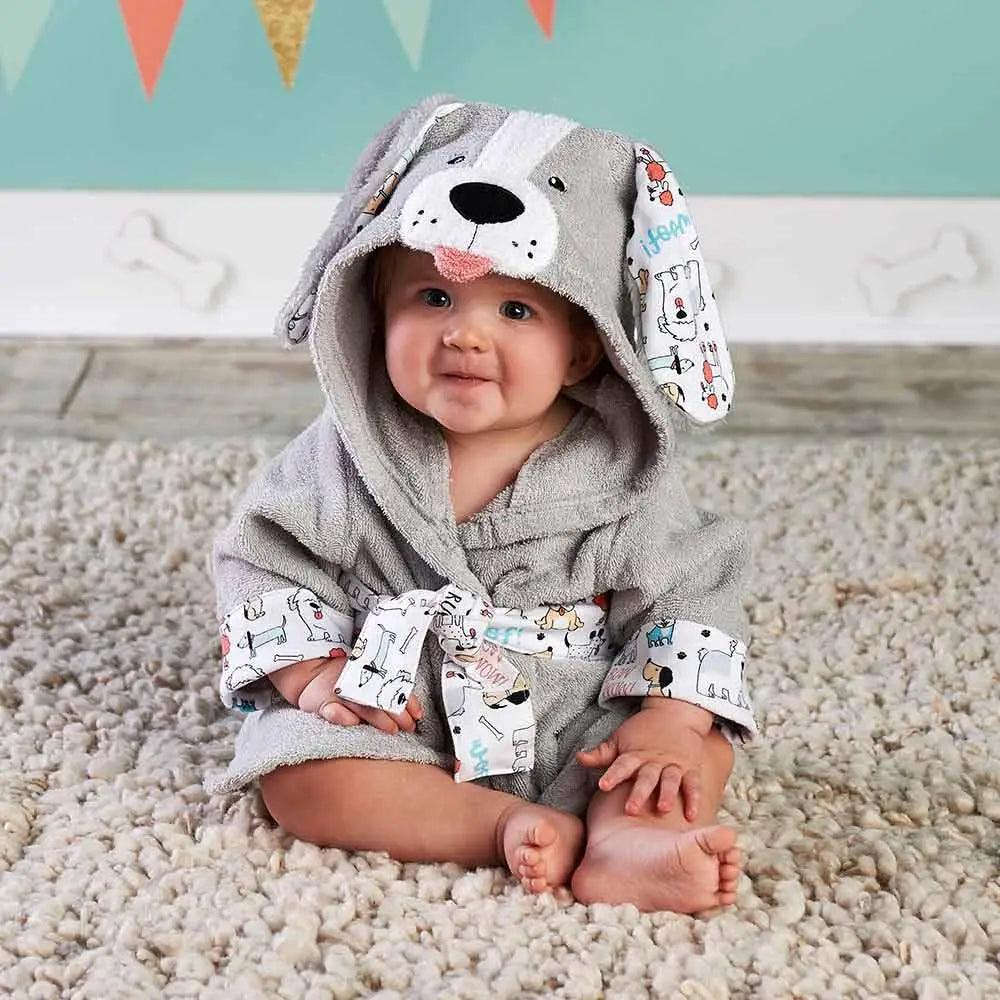 Cartoon Animal Hooded Baby Bath Towel – Multiple Designs
