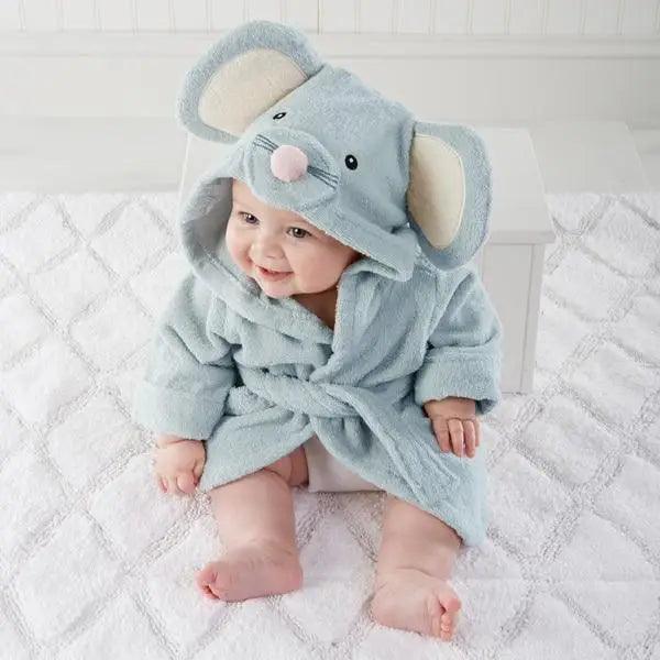 Cartoon Animal Hooded Baby Bath Towel – Multiple Designs