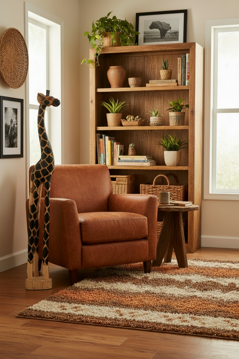Brighter Giraffe with Same Background