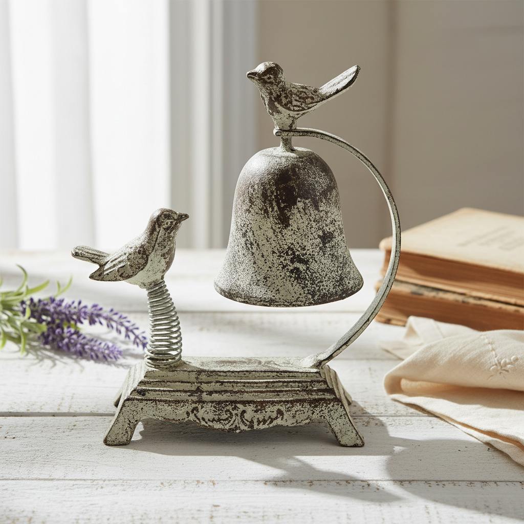 Cast Iron Bird Bell - Close-up Cover Photo
