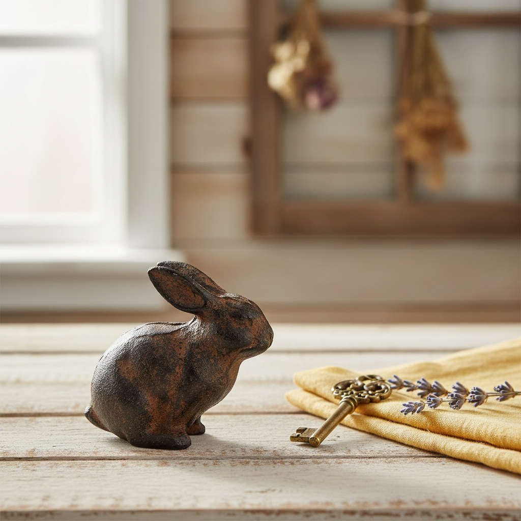 Cast Iron Rabbit - Country French Cottage Lifestyle