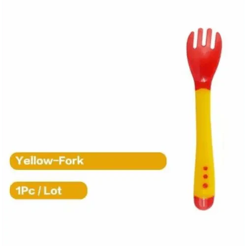 Baby Eco Suction Cup Food Bowl with Lid & Temperature Sensing Spoon - Assortment