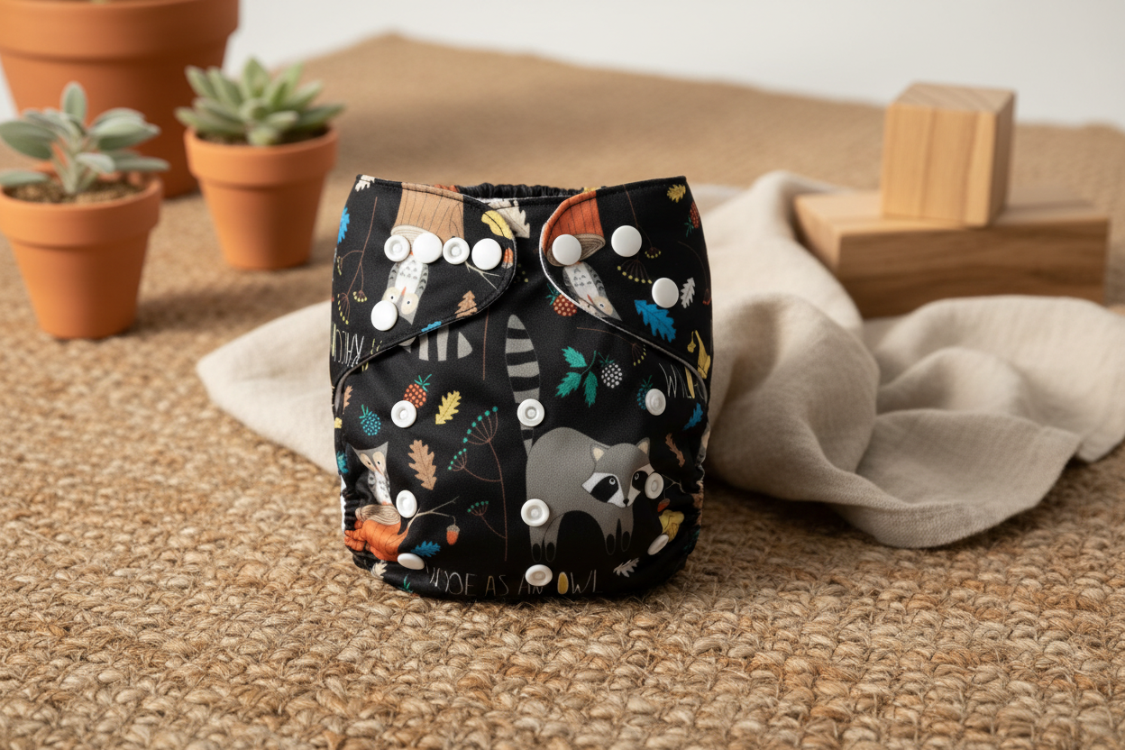 Cloth Diaper - Earthy Background