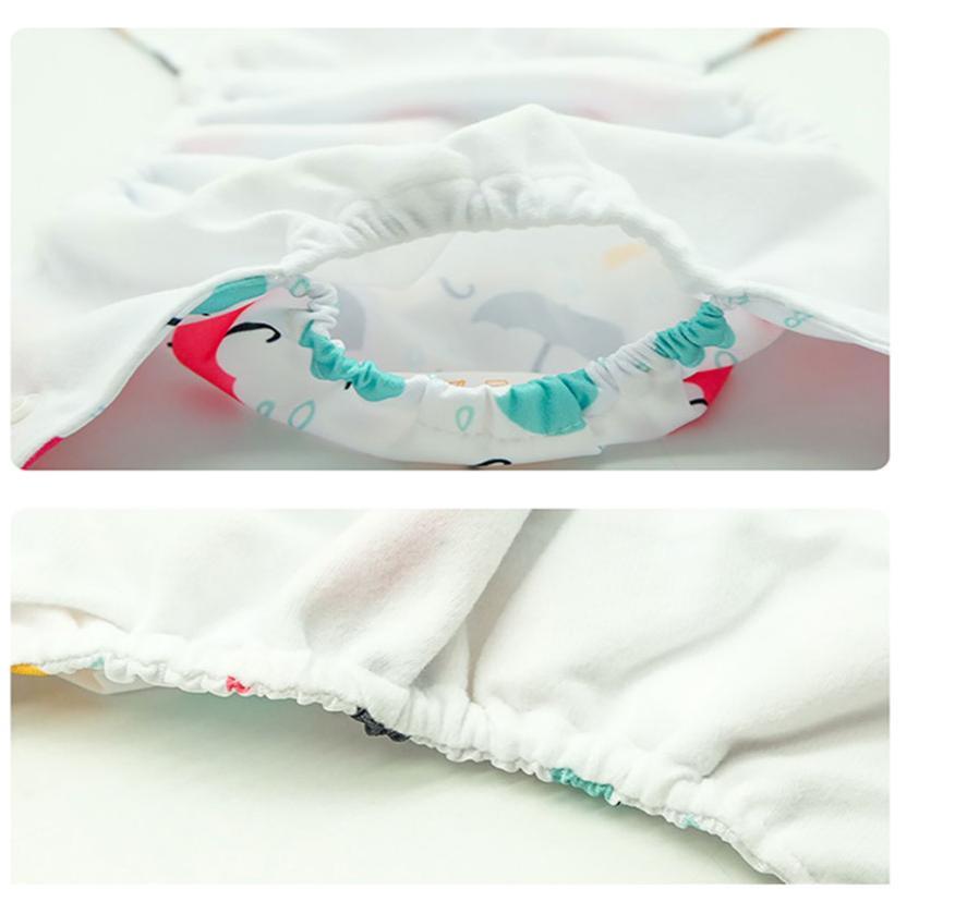 Washable Eco-friendly Reusable Cloth Diapers - Multiple Designs (Set of 4)