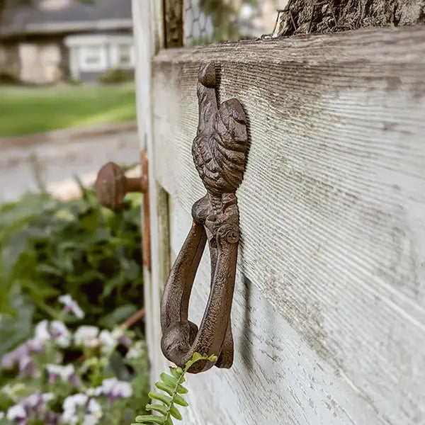 Cast Iron Rooster Door Knocker