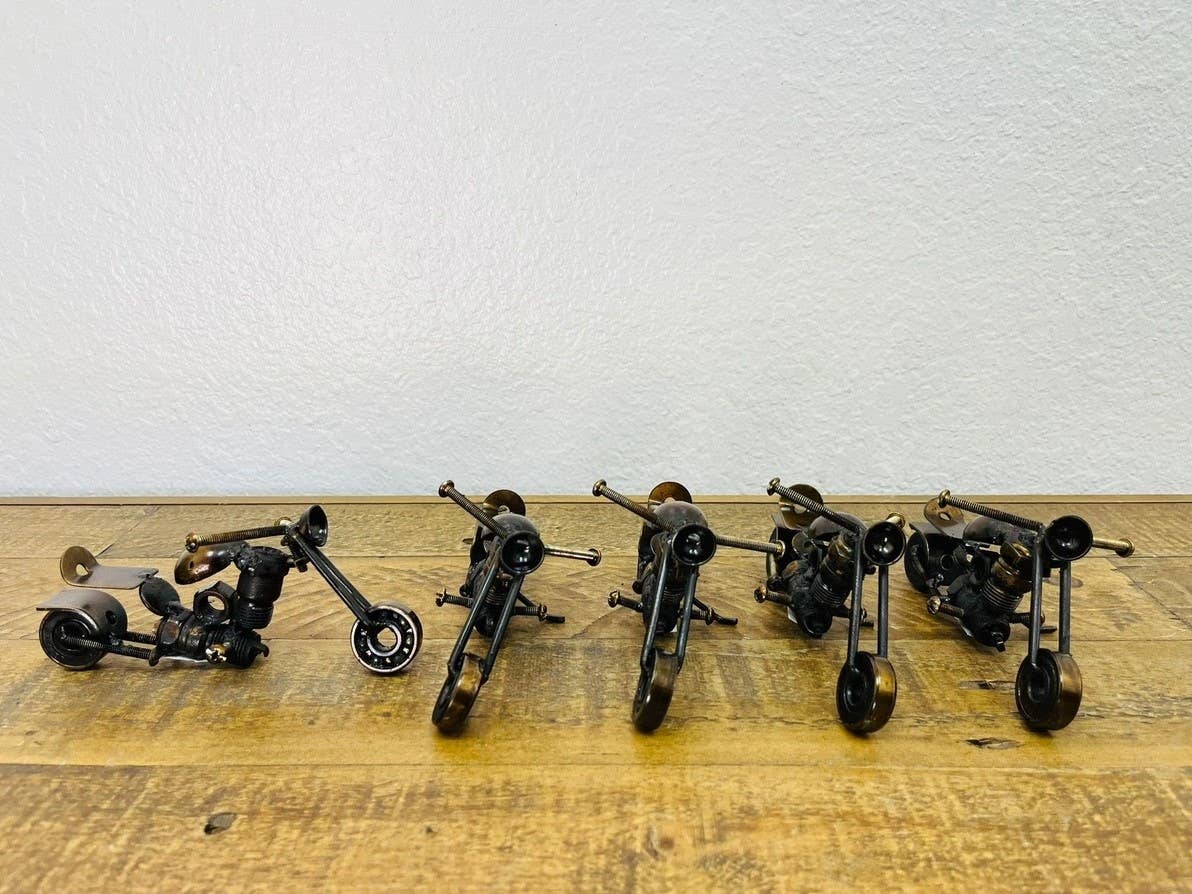 Motorcycle Sparkplug Art