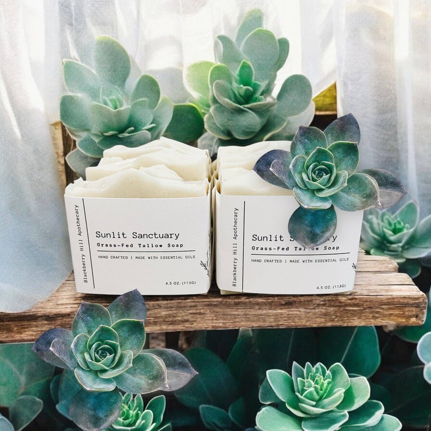 Grass-Fed Tallow Soap: Sunlit Sanctuary