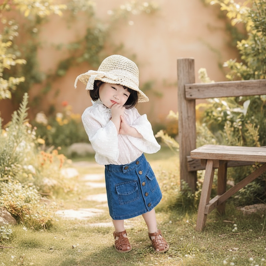 Organic cotton and bamboo baby clothing and accessories including onesies, rompers, sleepers, hats, and bibs by GoodStuff Co