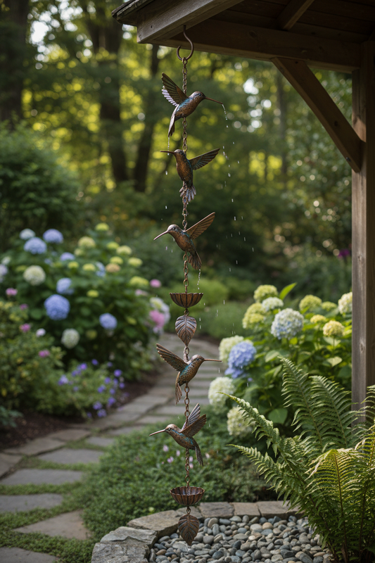 5ft Hummingbird Rain Chain