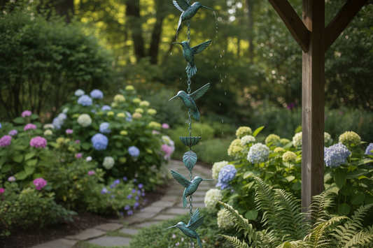 5ft Hummingbird Rain Chain