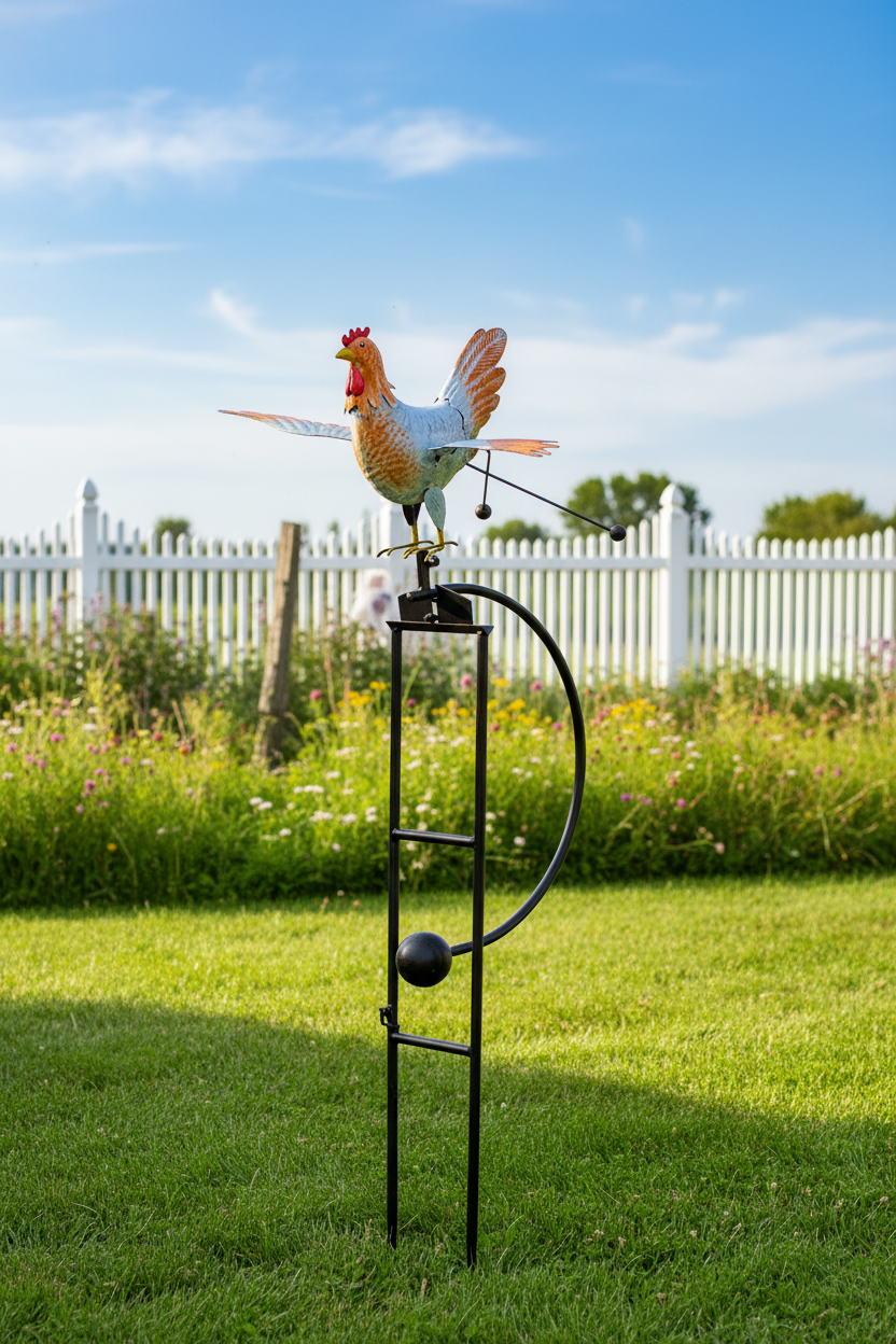 Large Hen Balance Rocker – Full Height Country Yard