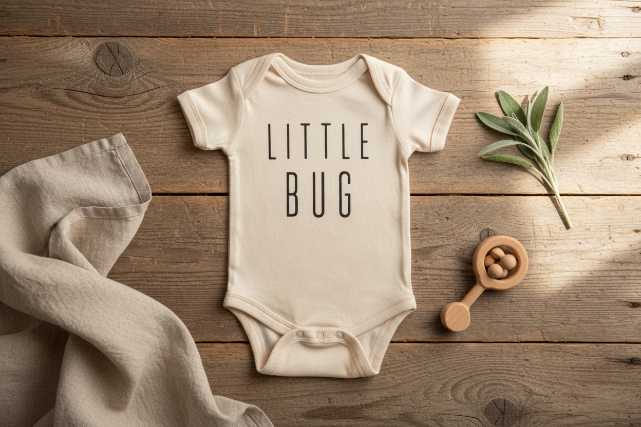 Little Bug Onesie – Bright Earthy Cover