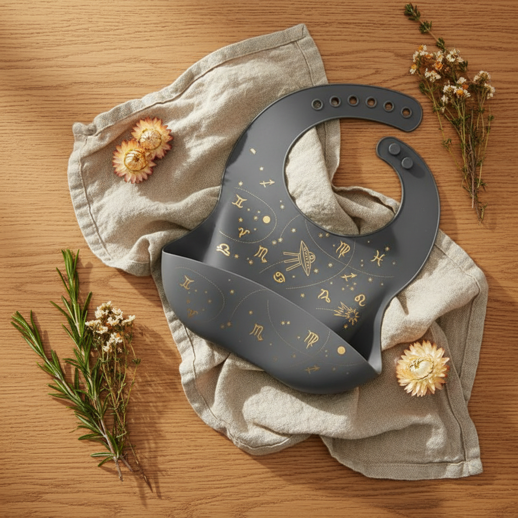 Luxury Silicone Baby Bib - Earthy Lifestyle