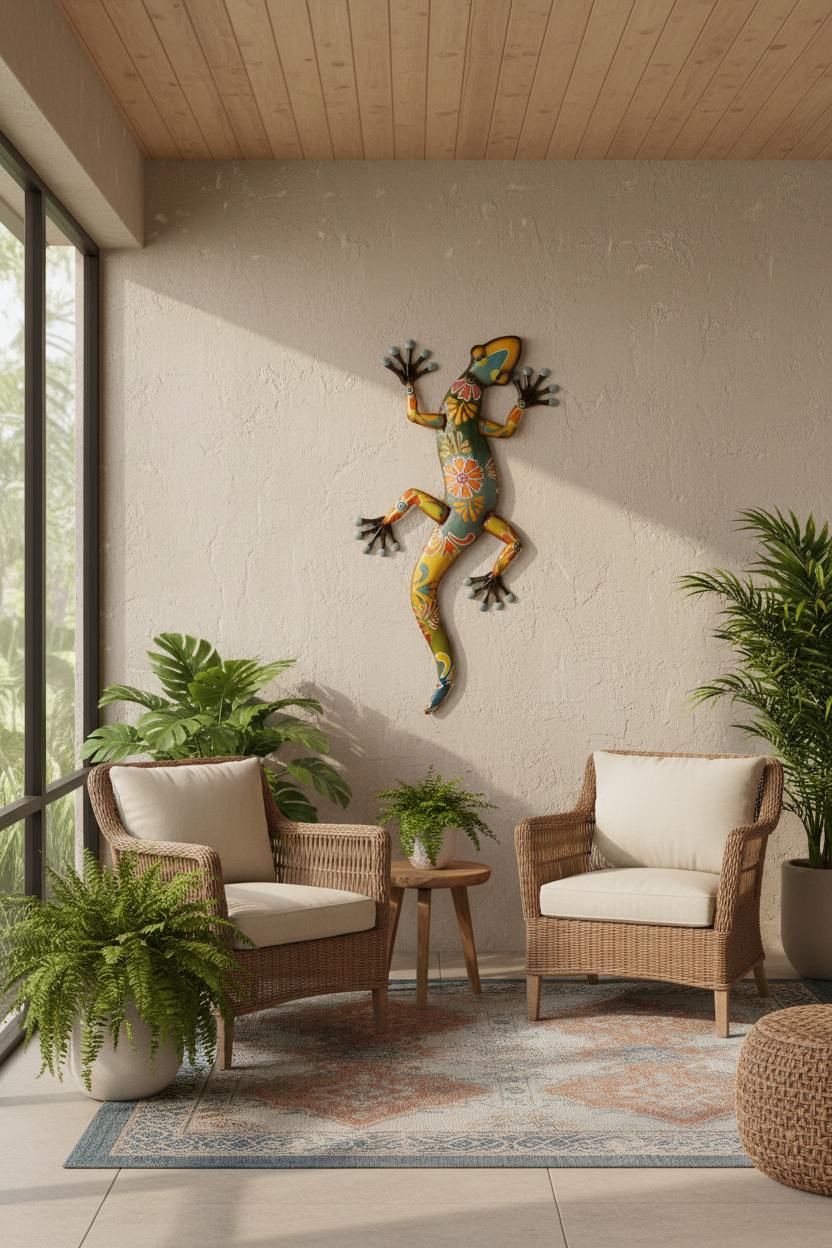 Metal Lizard - Covered Patio