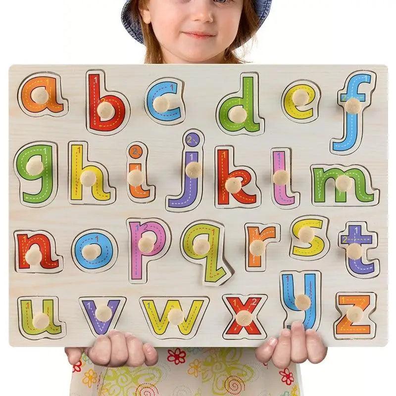 Montessori Wooden Puzzle Board — Educational 3D Tangram Toy for Toddlers - Multiple Designs