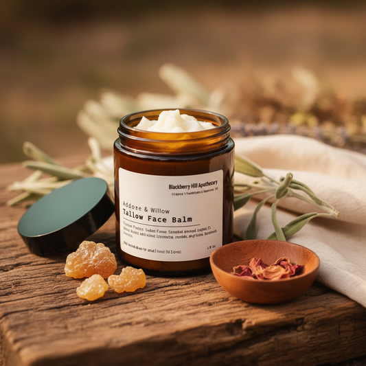 Grass-Fed Tallow Whipped Face Balm: Sacred Frankincense