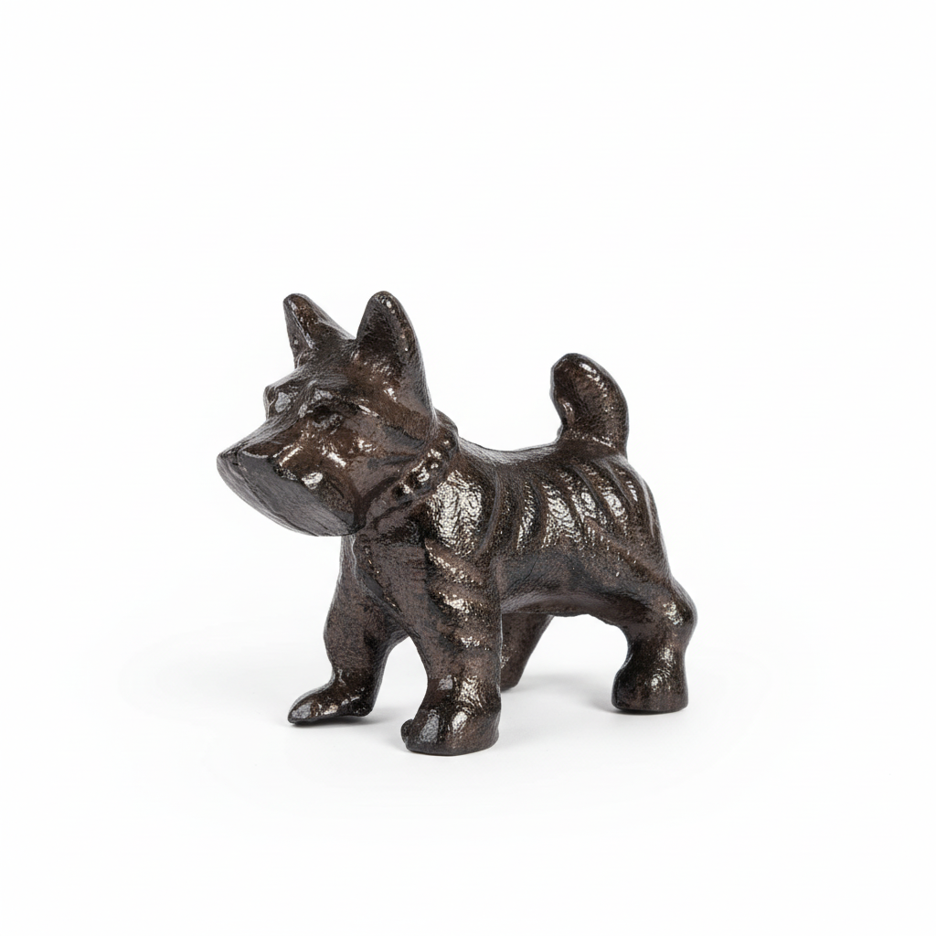 Schnauzer Statue - Exact Match White Background
