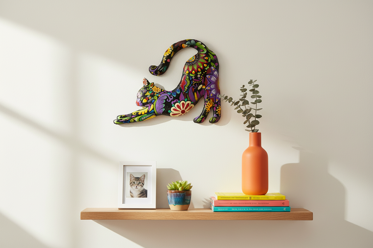 Stretching Cat - Indoor