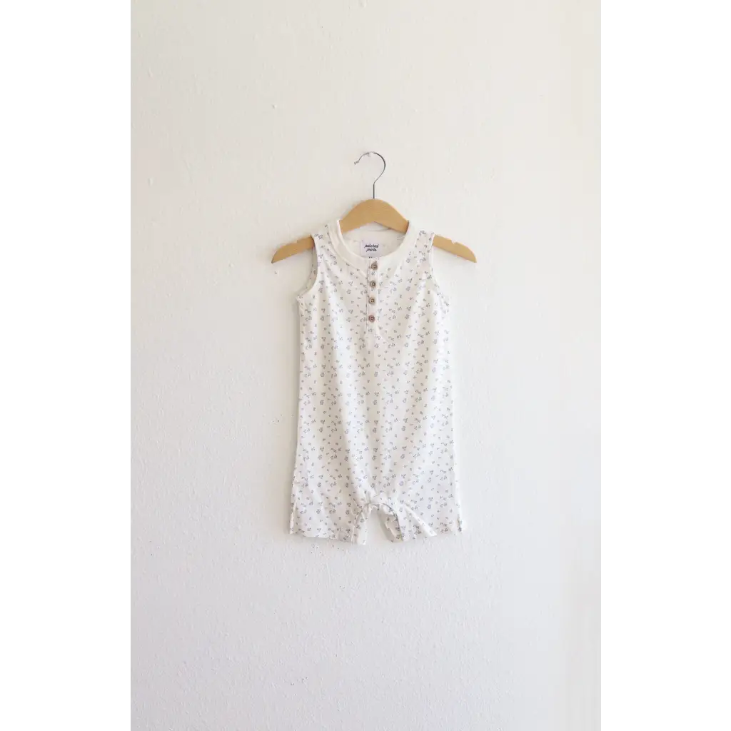 Super Soft Organic Cotton Romper for Babies (Floral Print)