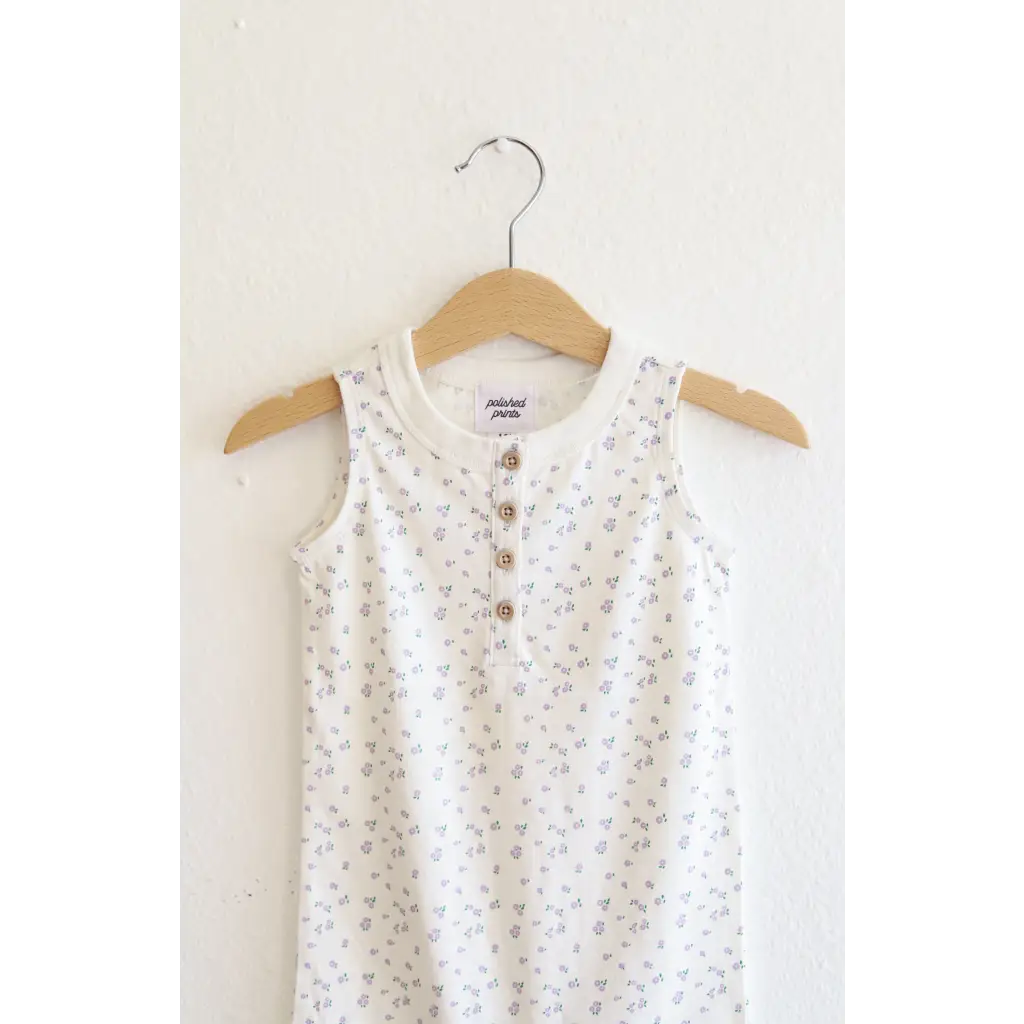 Super Soft Organic Cotton Romper for Babies (Floral Print)