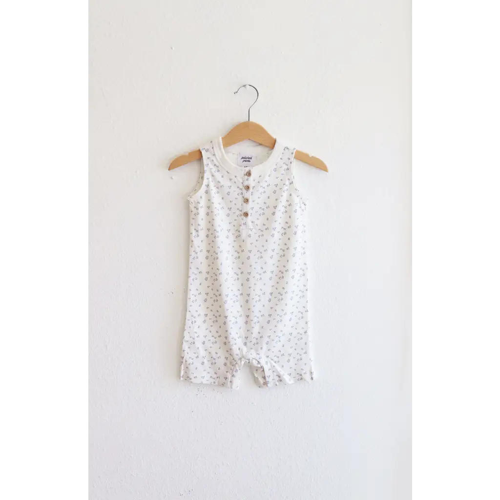 Super Soft Organic Cotton Romper for Babies (Floral Print)