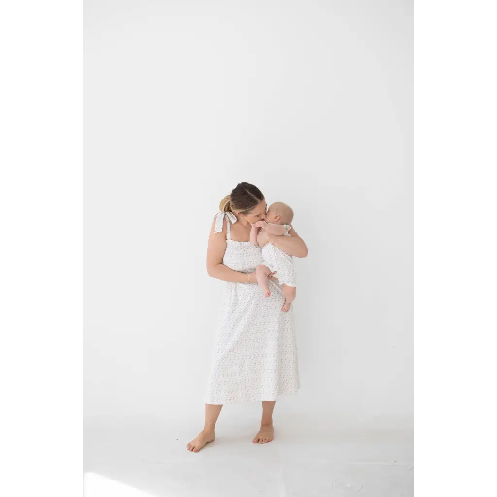 Super Soft Organic Cotton Romper for Babies (Floral Print)